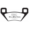 EBC Brake pads Organic FA395TT