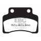 Kočioni diskovi EBC Moto EBC Kočione obloge  Organic SFA235 | race-shop.hr
