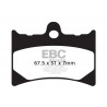 EBC Brake pads Organic FA126TT