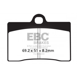 EBC Kočione obloge Organic FA FA095