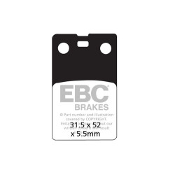 EBC Kočione obloge Organic FA FA099