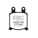 Kočioni diskovi EBC Moto EBC Kočione obloge  Organic FA209/2 | race-shop.hr