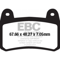 EBC Kočione obloge Organic FA FA658