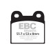 Kočioni diskovi EBC Moto EBC Kočione obloge Organic FA FA057 | race-shop.hr
