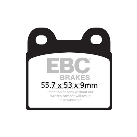 Kočioni diskovi EBC Moto EBC Kočione obloge Organic FA FA057 | race-shop.hr