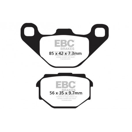 Kočioni diskovi EBC Moto EBC Kočione obloge Organic FA FA707 | race-shop.hr