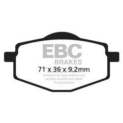 EBC Kočione obloge Organic FA FA047/2
