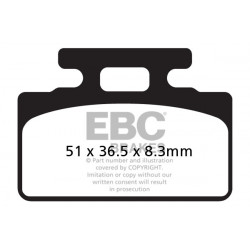 EBC Kočione obloge&nbsp; Organic SFA151