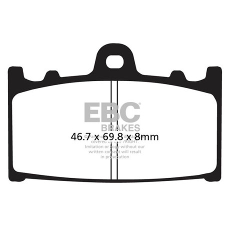 Kočioni diskovi EBC Moto EBC Kočione obloge Organic FA FA433/4 | race-shop.hr