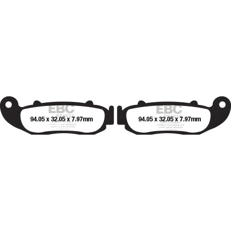Kočioni diskovi EBC Moto EBC Kočione obloge Organic FA FA664 | race-shop.hr