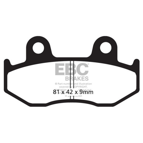 Kočioni diskovi EBC Moto EBC Kočione obloge SFA Scooter Organic SFA323 | race-shop.hr