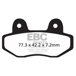 EBC Kočione obloge Carbon TT FA622TT