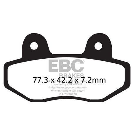 Kočioni diskovi EBC Moto EBC Kočione obloge Carbon TT FA622TT | race-shop.hr