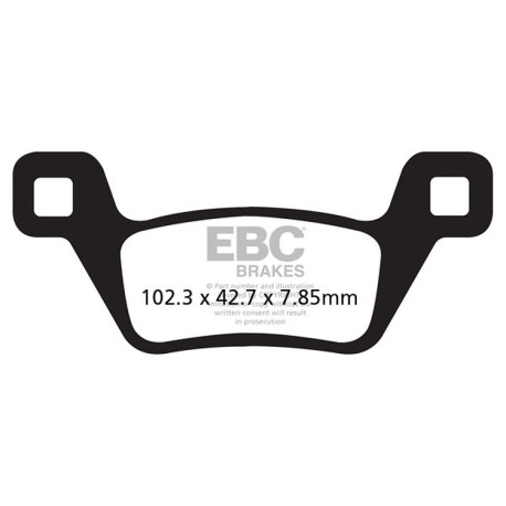 Kočioni diskovi EBC Moto EBC Kočione obloge Carbon TT FA600TT | race-shop.hr