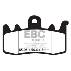 EBC Kočione obloge&nbsp; Organic FA630