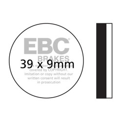 EBC Kočione obloge Organic FA FA100