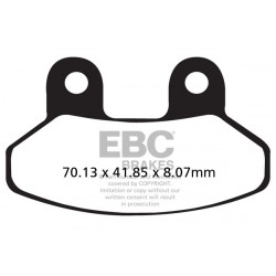 EBC Kočione obloge&nbsp; Organic SFA306