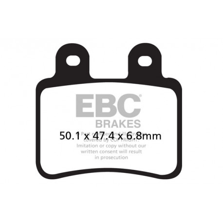 Kočioni diskovi EBC Moto EBC Kočione obloge Organic FA FA350 | race-shop.hr