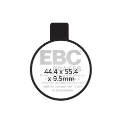 EBC Kočione obloge Organic FA FA027