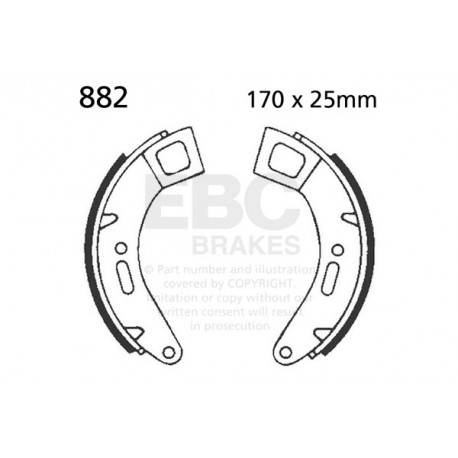 Kočioni diskovi EBC Moto EBC Prednje Kočione obloge&nbsp; Organic 805 | race-shop.hr