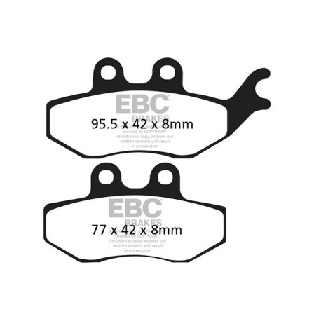 Kočioni diskovi EBC Moto EBC Kočione obloge Organic FA FA374 | race-shop.hr