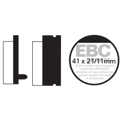 EBC Kočione obloge Organic FA FA052