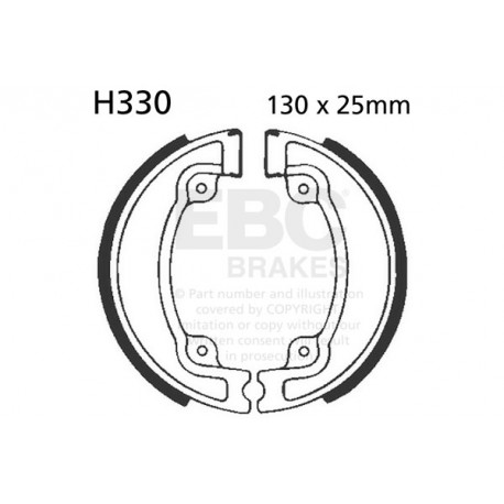 Kočioni diskovi EBC Moto EBC Kočione čeljusti Organic H330 | race-shop.hr