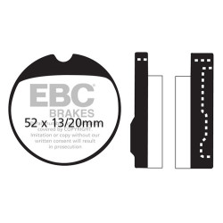 EBC Kočione obloge Organic FA FA013