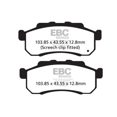 Kočioni diskovi EBC Moto EBC Kočione obloge Carbon TT FA476TT | race-shop.hr