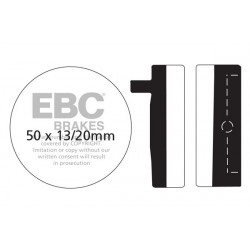 EBC Kočione obloge&nbsp; Organic FA012