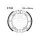 Kočioni diskovi EBC Moto EBC Kočione čeljusti Plain K704 | race-shop.hr