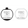 EBC Brake pads Organic FA033