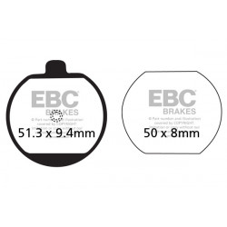 EBC Kočione obloge Organic FA FA073