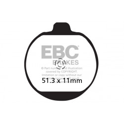 EBC Kočione obloge&nbsp; Organic FA062