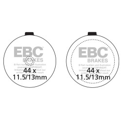 EBC Kočione obloge Organic FA FA046