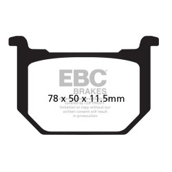 EBC Kočione obloge Organic FA FA051