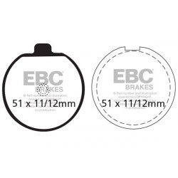 EBC Kočione obloge&nbsp; Organic FA035