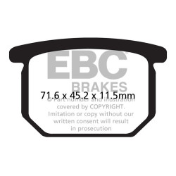 EBC Kočione obloge Organic FA FA065