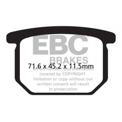 EBC Kočione obloge&nbsp; Organic FA065