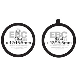 EBC Kočione obloge Organic FA FA028