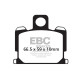 Kočioni diskovi EBC Moto EBC Kočione obloge Organic FA FA070 | race-shop.hr