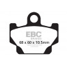 EBC Brake pads Organic FA081