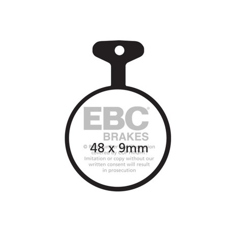 Kočioni diskovi EBC Moto EBC Kočione obloge Organic FA FA011 | race-shop.hr