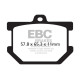 Kočioni diskovi EBC Moto EBC Kočione obloge Organic FA FA034 | race-shop.hr