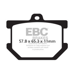 EBC Kočione obloge Organic FA FA034