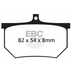 EBC Kočione obloge Organic FA107A