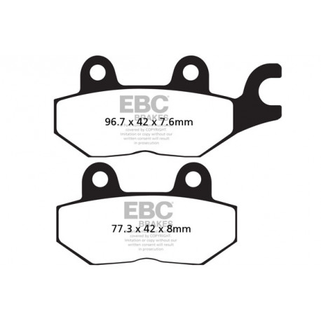 Kočioni diskovi EBC Moto EBC Kočione obloge Organic FA FA215 | race-shop.hr