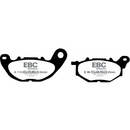 Kočioni diskovi EBC Moto EBC Kočione obloge SFA Scooter Organic SFA705 | race-shop.hr