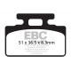 Kočioni diskovi EBC Moto EBC Kočione obloge&nbsp; SFAC SFAC151 | race-shop.hr