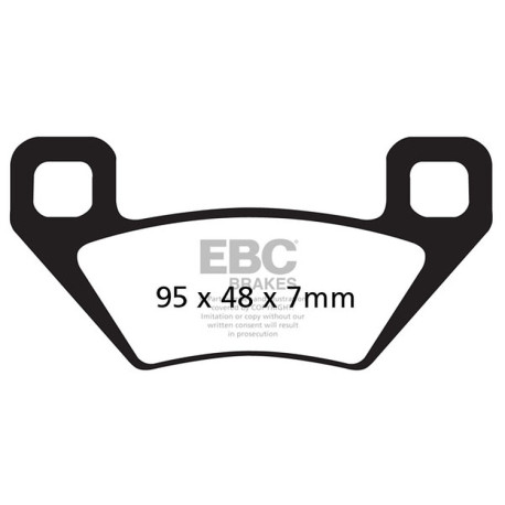 Kočioni diskovi EBC Moto EBC Kočione obloge SXR Race Formula Sintered SXR395HH | race-shop.hr
